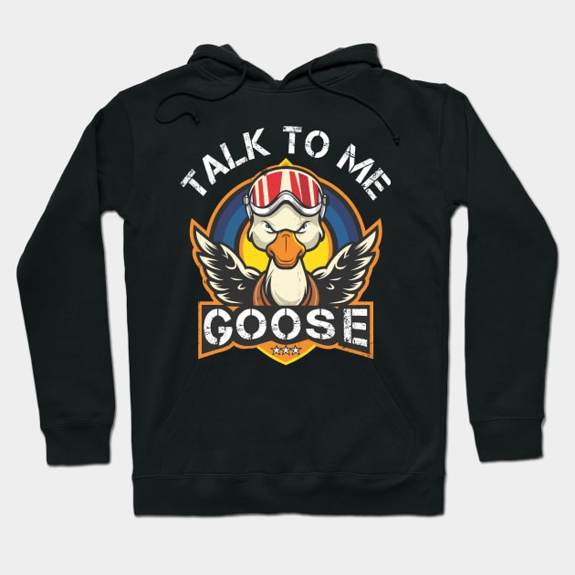 Talk to me Goose Hoodie by Blended Designs